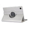 For Samsung Galaxy Tab A8 360 Degree Rotation Litchi Texture Tablet Leather Case with Holder(Silver)
