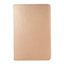 For Samsung Galaxy Tab A8 360 Degree Rotation Litchi Texture Tablet Leather Case with Holder(Gold)