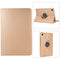 For Samsung Galaxy Tab A8 360 Degree Rotation Litchi Texture Tablet Leather Case with Holder(Gold)