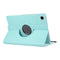 For Samsung Galaxy Tab A8 360 Degree Rotation Litchi Texture Tablet Leather Case with Holder(Sky Blue)