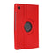 For Samsung Galaxy Tab A8 360 Degree Rotation Litchi Texture Tablet Leather Case with Holder(Red)