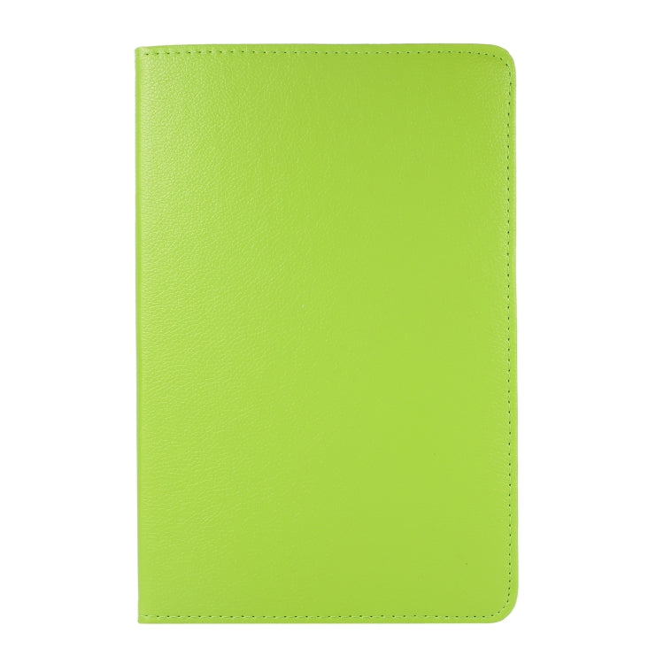 For Samsung Galaxy Tab A8 360 Degree Rotation Litchi Texture Tablet Leather Case with Holder(Green)