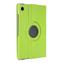 For Samsung Galaxy Tab A8 360 Degree Rotation Litchi Texture Tablet Leather Case with Holder(Green)