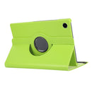 For Samsung Galaxy Tab A8 360 Degree Rotation Litchi Texture Tablet Leather Case with Holder(Green)