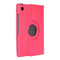 For Samsung Galaxy Tab A8 360 Degree Rotation Litchi Texture Tablet Leather Case with Holder(Rose Red)