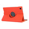 For Samsung Galaxy Tab A8 360 Degree Rotation Litchi Texture Tablet Leather Case with Holder(Orange)