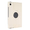 For Samsung Galaxy Tab A8 360 Degree Rotation Litchi Texture Tablet Leather Case with Holder(White)