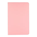 For Samsung Galaxy Tab A8 360 Degree Rotation Litchi Texture Tablet Leather Case with Holder(Pink)