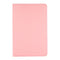 For Samsung Galaxy Tab A8 360 Degree Rotation Litchi Texture Tablet Leather Case with Holder(Pink)