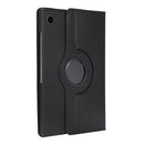 For Samsung Galaxy Tab A8 360 Degree Rotation Litchi Texture Tablet Leather Case with Holder(Black)