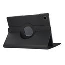 For Samsung Galaxy Tab A8 360 Degree Rotation Litchi Texture Tablet Leather Case with Holder(Black)
