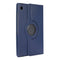 For Samsung Galaxy Tab A8 360 Degree Rotation Litchi Texture Tablet Leather Case with Holder(Dark Blue)