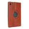 For Samsung Galaxy Tab A8 360 Degree Rotation Litchi Texture Tablet Leather Case with Holder(Brown)