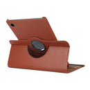 For Samsung Galaxy Tab A8 360 Degree Rotation Litchi Texture Tablet Leather Case with Holder(Silver)