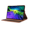 For Samsung Galaxy Tab A8 360 Degree Rotation Litchi Texture Tablet Leather Case with Holder(Gold)