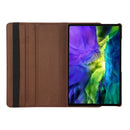 For Samsung Galaxy Tab A8 360 Degree Rotation Litchi Texture Tablet Leather Case with Holder(Red)