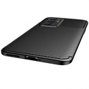 For OnePlus 9RT 5G Carbon Fiber Texture Shockproof TPU Phone Case(Black)