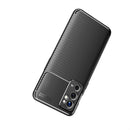 For OnePlus 9RT 5G Carbon Fiber Texture Shockproof TPU Phone Case(Black)
