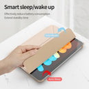 Double-sided Matte Translucent PC Deformation Tablet Leather Case with Holder & Sleep / Wake-up Function For iPad mini 6(Grey)