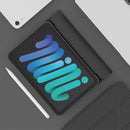 Double-sided Matte Deformation TPU Tablet Leather Case with Holder & Sleep / Wake-up Function For iPad mini 6(Black)