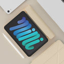 Double-sided Matte Deformation TPU Tablet Leather Case with Holder & Sleep / Wake-up Function For iPad mini 6(Gold)