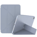 Double-sided Matte Deformation TPU Tablet Leather Case with Holder & Sleep / Wake-up Function For iPad mini 6(Lavender Grey)