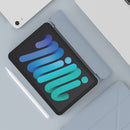 Double-sided Matte Deformation TPU Tablet Leather Case with Holder & Sleep / Wake-up Function For iPad mini 6(Lavender Grey)