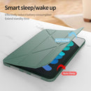 Double-sided Matte Deformation TPU Tablet Leather Case with Holder & Sleep / Wake-up Function For iPad mini 6(Black)