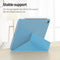 Double-sided Matte Deformation TPU Tablet Leather Case with Holder & Sleep / Wake-up Function For iPad mini 6(Red)