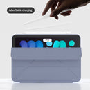Double-sided Matte Deformation TPU Tablet Leather Case with Holder & Sleep / Wake-up Function For iPad mini 6(Dark Blue)