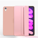 Double-sided Matte TPU Tablet Leather Case with 3-folding Holder & Sleep / Wake-up Function For iPad mini 6(Rose Gold)
