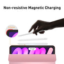 Double-sided Matte TPU Tablet Leather Case with 3-folding Holder & Sleep / Wake-up Function For iPad mini 6(Lavender Grey)