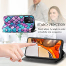 For Xiaomi 11T / 11T Pro CaseNeo Colorful Magnetic Leather Case with Holder & Card Slot & Wallet(Purple Scales)