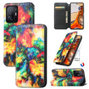 For Xiaomi 11T / 11T Pro CaseNeo Colorful Magnetic Leather Case with Holder & Card Slot & Wallet(Colorful Cloud)