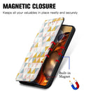 For Xiaomi 11T / 11T Pro CaseNeo Colorful Magnetic Leather Case with Holder & Card Slot & Wallet(Rhombus)