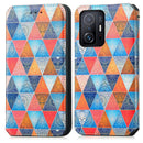 For Xiaomi 11T / 11T Pro CaseNeo Colorful Magnetic Leather Case with Holder & Card Slot & Wallet(Rhombus Mandala)