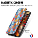 For Xiaomi 11T / 11T Pro CaseNeo Colorful Magnetic Leather Case with Holder & Card Slot & Wallet(Rhombus Mandala)