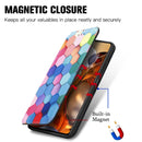 For Xiaomi 11T / 11T Pro CaseNeo Colorful Magnetic Leather Case with Holder & Card Slot & Wallet(Colorful Cube)