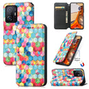 For Xiaomi 11T / 11T Pro CaseNeo Colorful Magnetic Leather Case with Holder & Card Slot & Wallet(Magic Space)