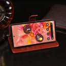 For Google Pixel 6 idewei Crazy Horse Texture Leather Phone Case with Holder & Card Slots & Wallet(Yellow)