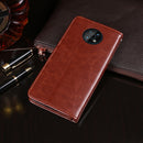 For Nokia G50 idewei Crazy Horse Texture Leather Phone Case with Holder & Card Slots & Wallet(Brown)