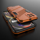 For OPPO Realme 8i Punk Armor 2 in 1 PC + TPU Shockproof Phone Case with Invisible Holder(Orange)