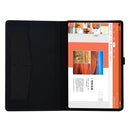 For OPPO Realme Pad 10.4 Horizontal Flip TPU + Fabric PU Leather Tablet Protective Case with Name Card Clip(Black)
