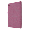 For OPPO Realme Pad 10.4 Horizontal Flip TPU + Fabric PU Leather Tablet Protective Case with Name Card Clip(Rose Red)