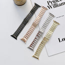Lightning Shape Stainless Steel Watch Band For Apple Watch Series 8&7 41mm / SE 2&6&SE&5&4 40mm / 3&2&1 38mm(Black)