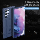 For Samsung Galaxy S22 Ultra 5G Full Coverage Shockproof TPU Phone Case(Blue)