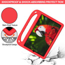 For Xiaomi Pad 5 / Pad 5 Pro Handle Portable EVA Shockproof Tablet Case with Triangle Holder(Red)