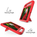 For Xiaomi Pad 5 / Pad 5 Pro Handle Portable EVA Shockproof Tablet Case with Triangle Holder(Red)