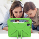 For Xiaomi Pad 5 / Pad 5 Pro Handle Portable EVA Shockproof Tablet Case with Triangle Holder(Green)