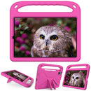 For Xiaomi Pad 5 / Pad 5 Pro Handle Portable EVA Shockproof Tablet Case with Triangle Holder(Rose Red)